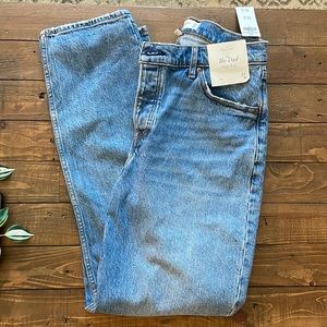 Abercrombie & Fitch “The Dad” High Rise Curve Love Jeans, Size 27/4 Regular